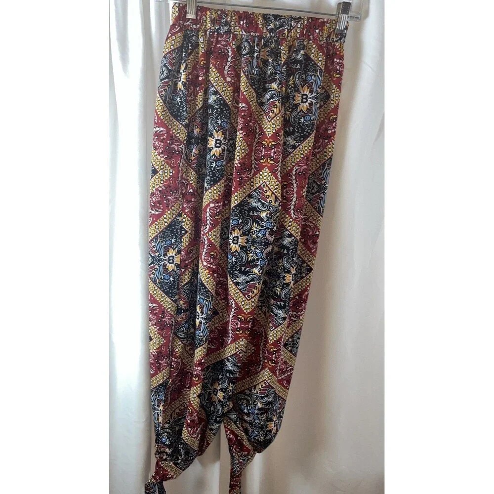 Emery Rose Paisley Women’s Harem Pants Size S Multicolor Bohemian India